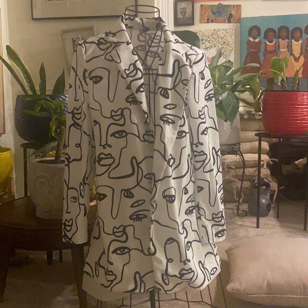 Graphic blazer